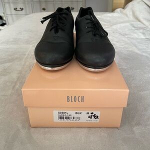 Bloch Black Tap Shoes S0381L Audeo Size 4 1/2 M